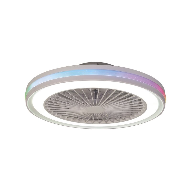 Mantra Gamer Deckenventilator LED weiß dimmbar Fernbedienung