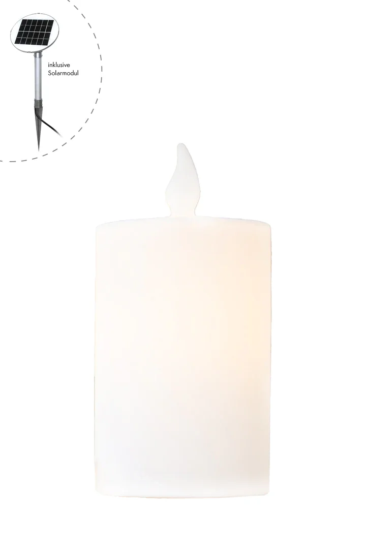 8 Seasons Design Shining Candle 60cm Solar
