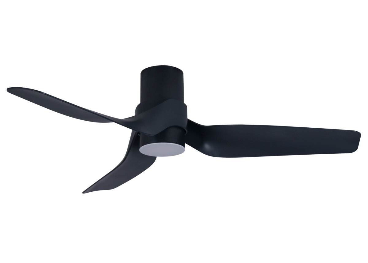 Lucci Air Deckenventilator Nautica Schwarz mit LED Beleuchtung