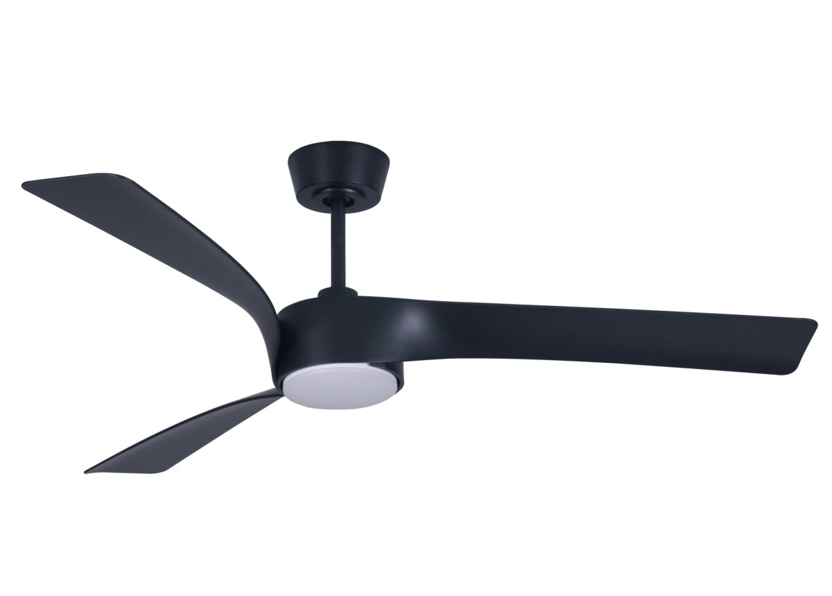 Lucci Air Deckenventilator Line Schwarz mit LED Beleuchtung