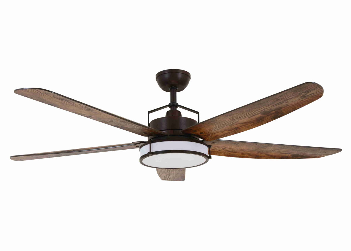 Lucci Air Deckenventilator Louisville ORB/Koa mit LED Beleuchtung