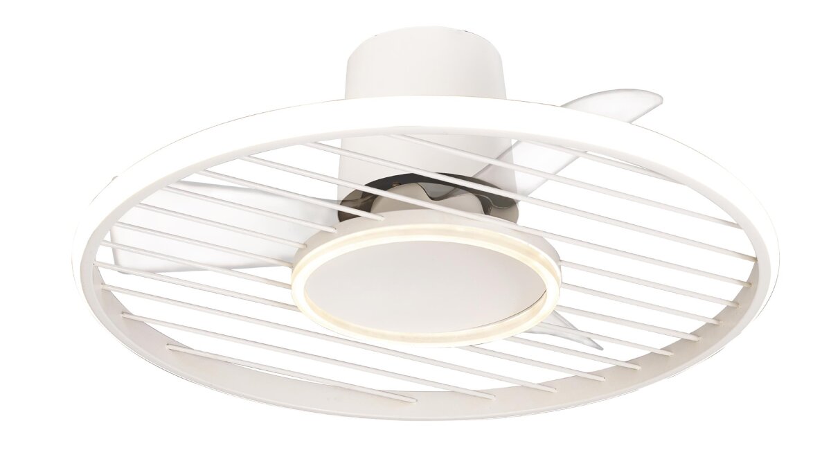 Mantra Soho Deckenventilator LED Fernbedienung dimmbar weiß