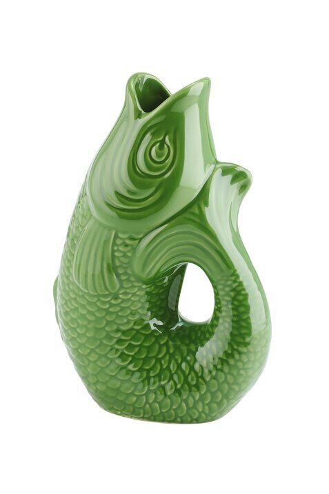 Monsieur Carafon Fisch Vase S Green Bay 1,2 LITER