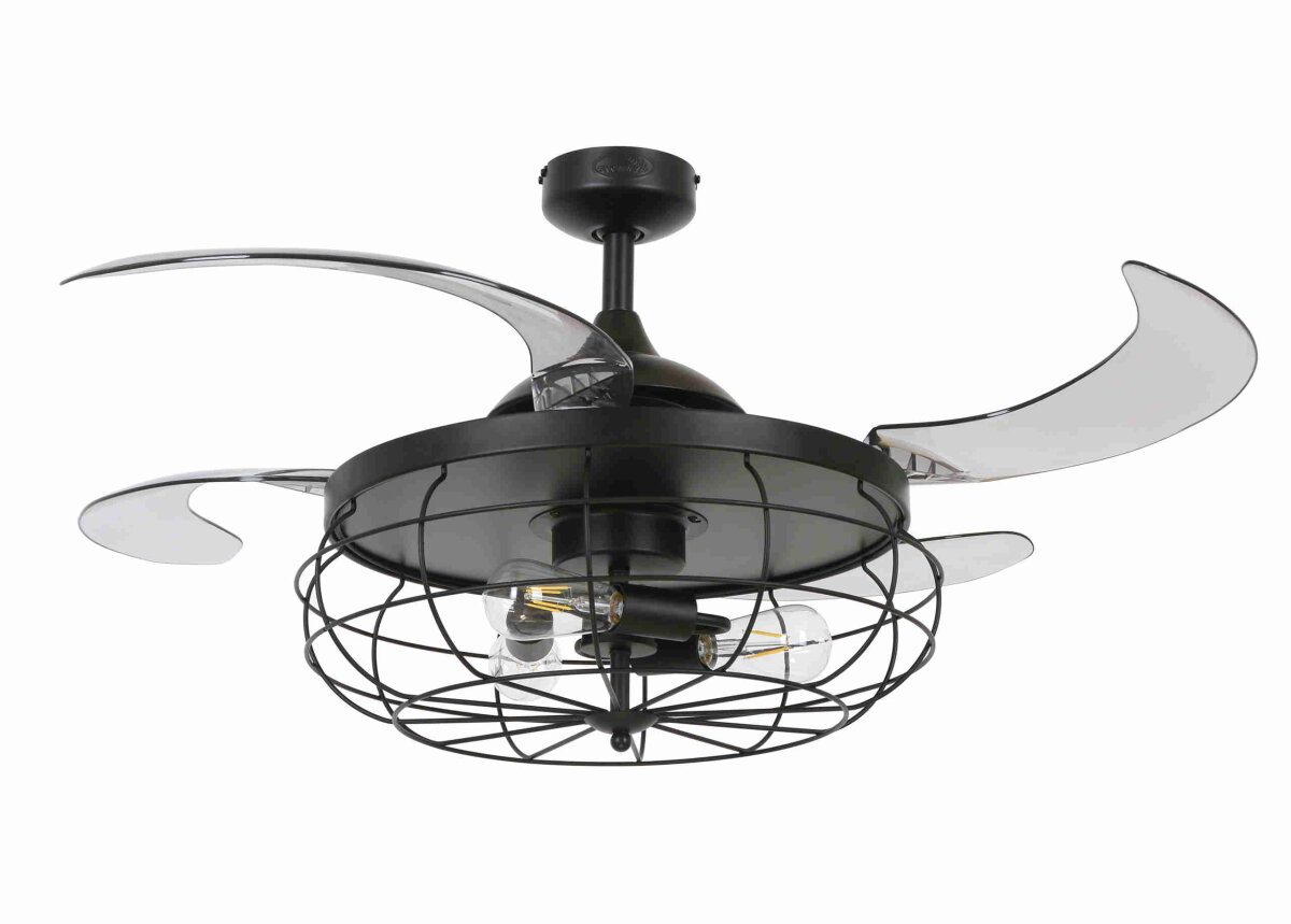 Deckenventilator Fanaway Industri Schwarz/Smoke