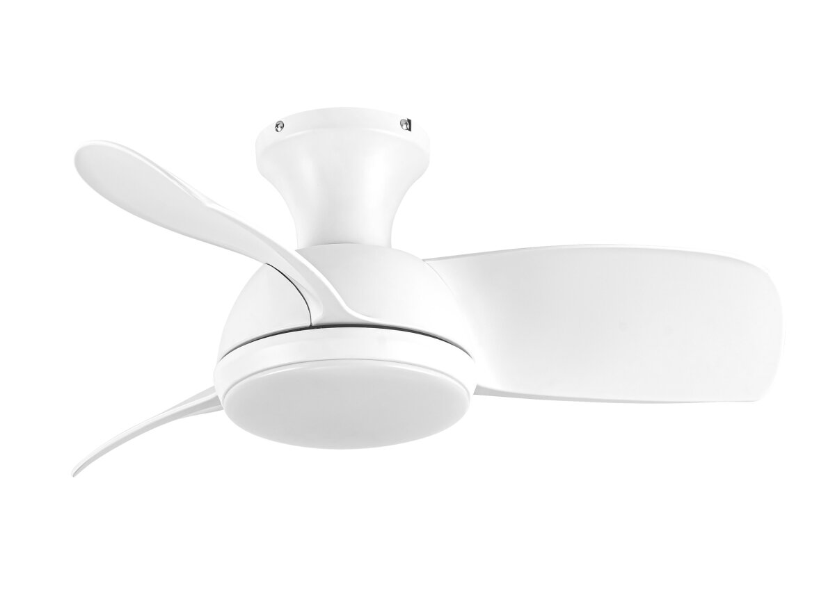 Lucci Air Deckenventilator Syros Weiß mit LED Beleuchtung