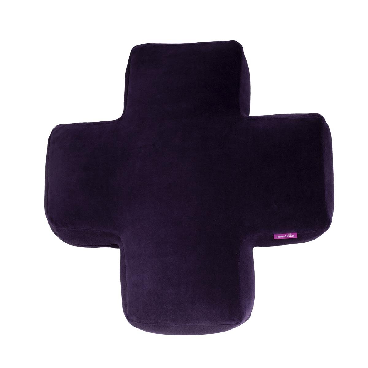 Kissen Kreuz komplett plum cake von farbenfreunde