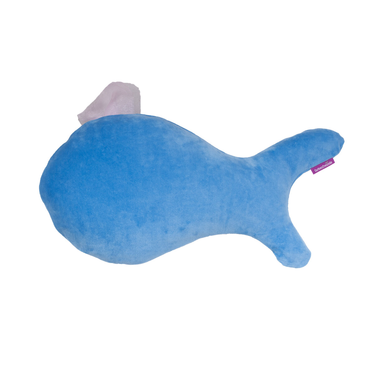 Mr. Fish Kissen by Trouble Away pool blue von farbenfreunde