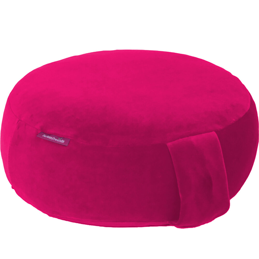 Yogakissen komplett Dinkel-Spelz himbeer von farbenfreunde