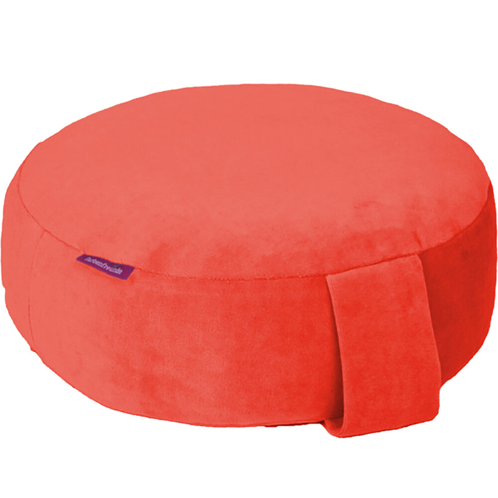 Yogakissen komplett Dinkel-Spelz blutorange von farbenfreunde