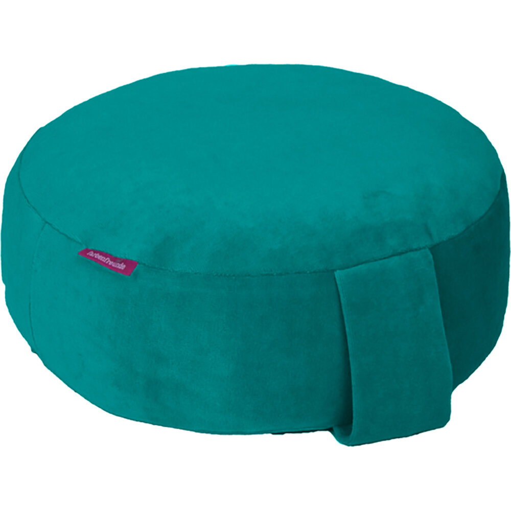 Yogakissen komplett Dinkel-Spelz smaragd von farbenfreunde