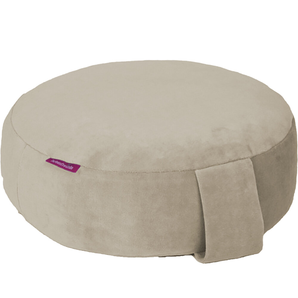 Yogakissen komplett Dinkel-Spelz auster von farbenfreunde