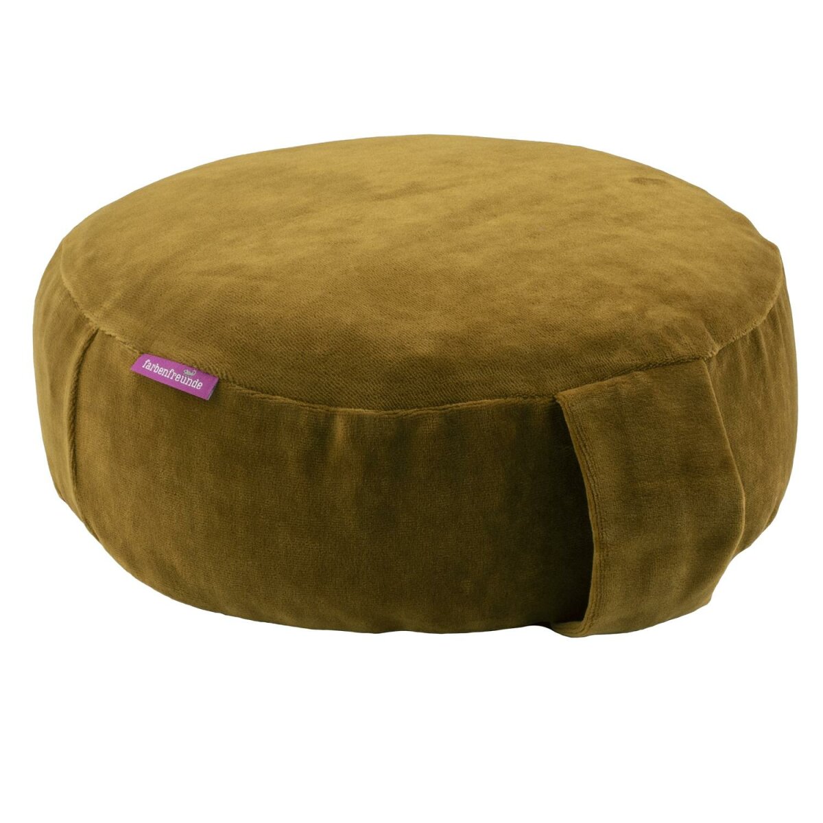 Yogakissen komplett Dinkel-Spelz croco green von farbenfreunde