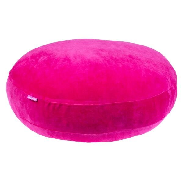 Stegkissen rund komplett cranberry von farbenfreunde