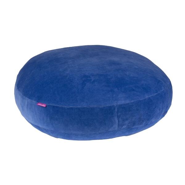 Stegkissen rund komplett cool denim von farbenfreunde