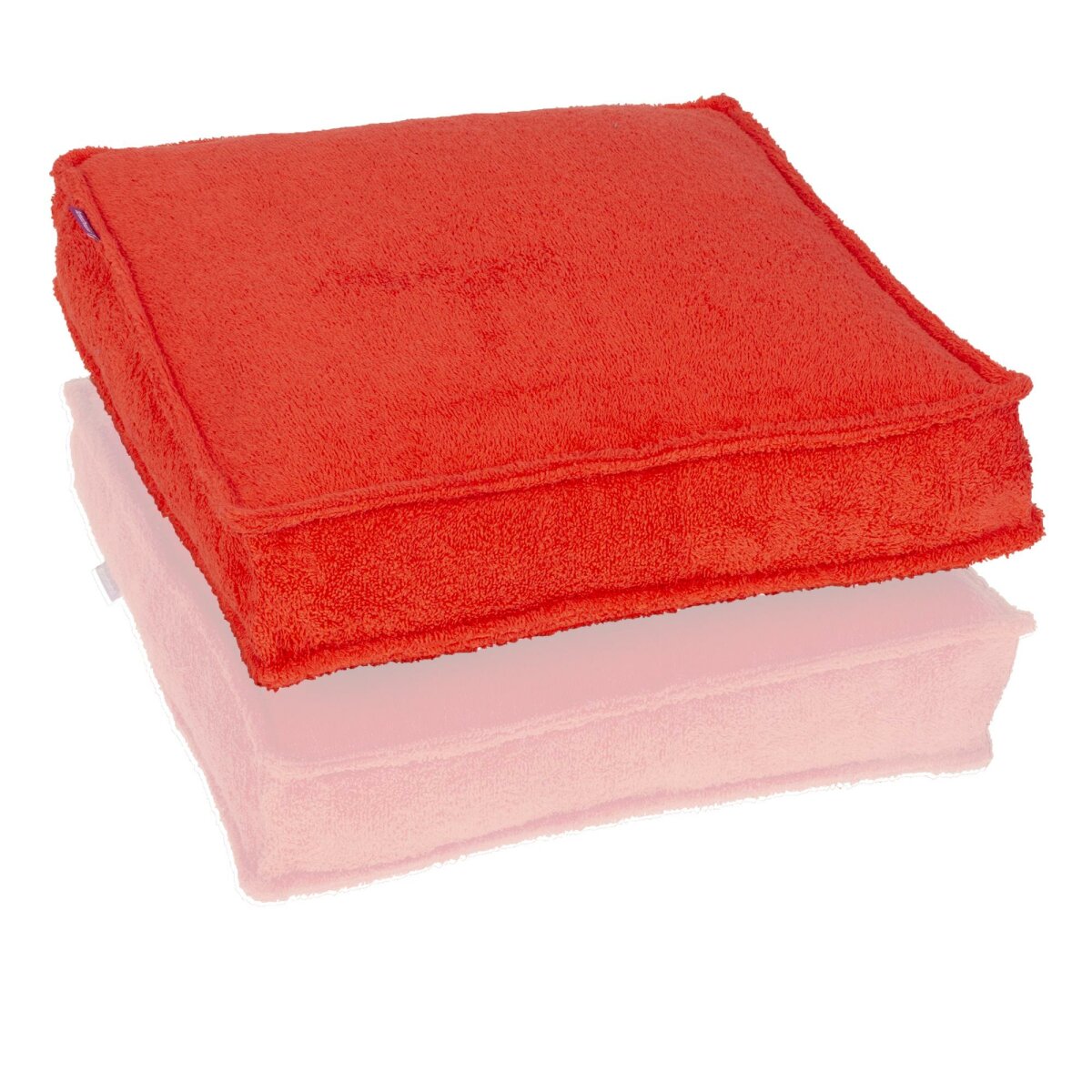 FRESH Frottee Stegkissen komplett blutorange von farbenfreunde