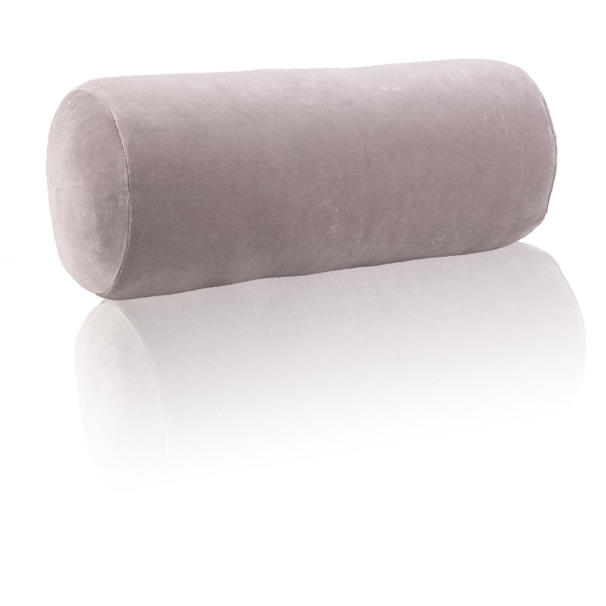 Rolle Nackenrolle groß komplett platingrau von farbenfreunde