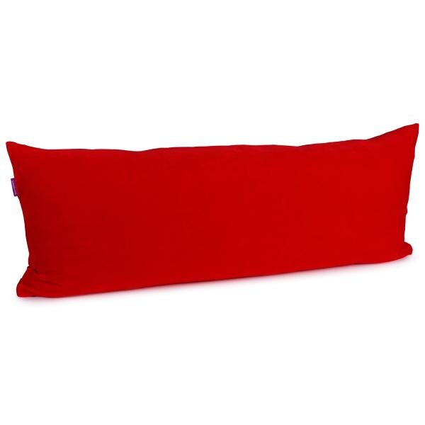 Kissen TOHUWABOHU 30x80cm von farbenfreunde blutorange