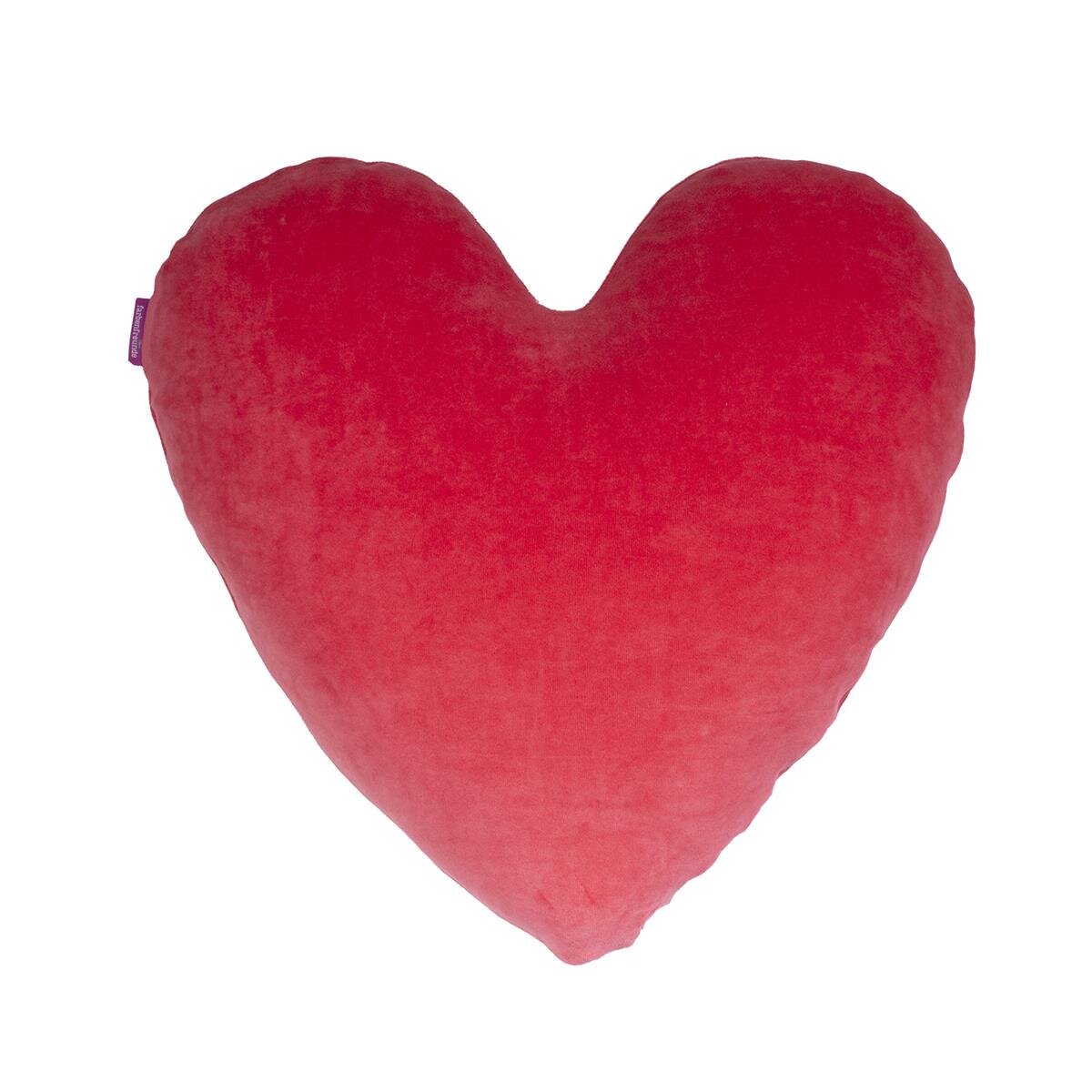 Herzkissen komplett hibiskus von farbenfreunde