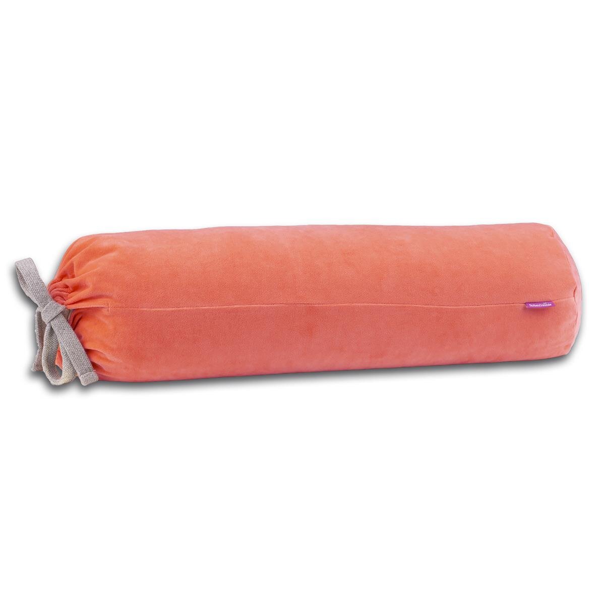 BIG ROLL Yoga Bolster komplett pink peach von farbenfreunde