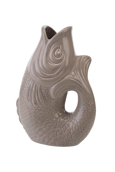 Monsieur Carafon Fisch Vase S Sandstone 1,2 LITER