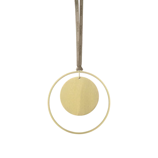 blomus 4er Set Weihnachtsschmuck -KITAI- Farbe Gold Form Kugel