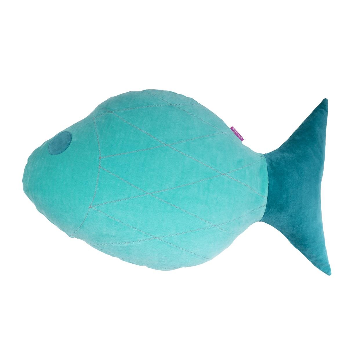 Big Fish - Nickykissen komplett miami blue von farbenfreunde