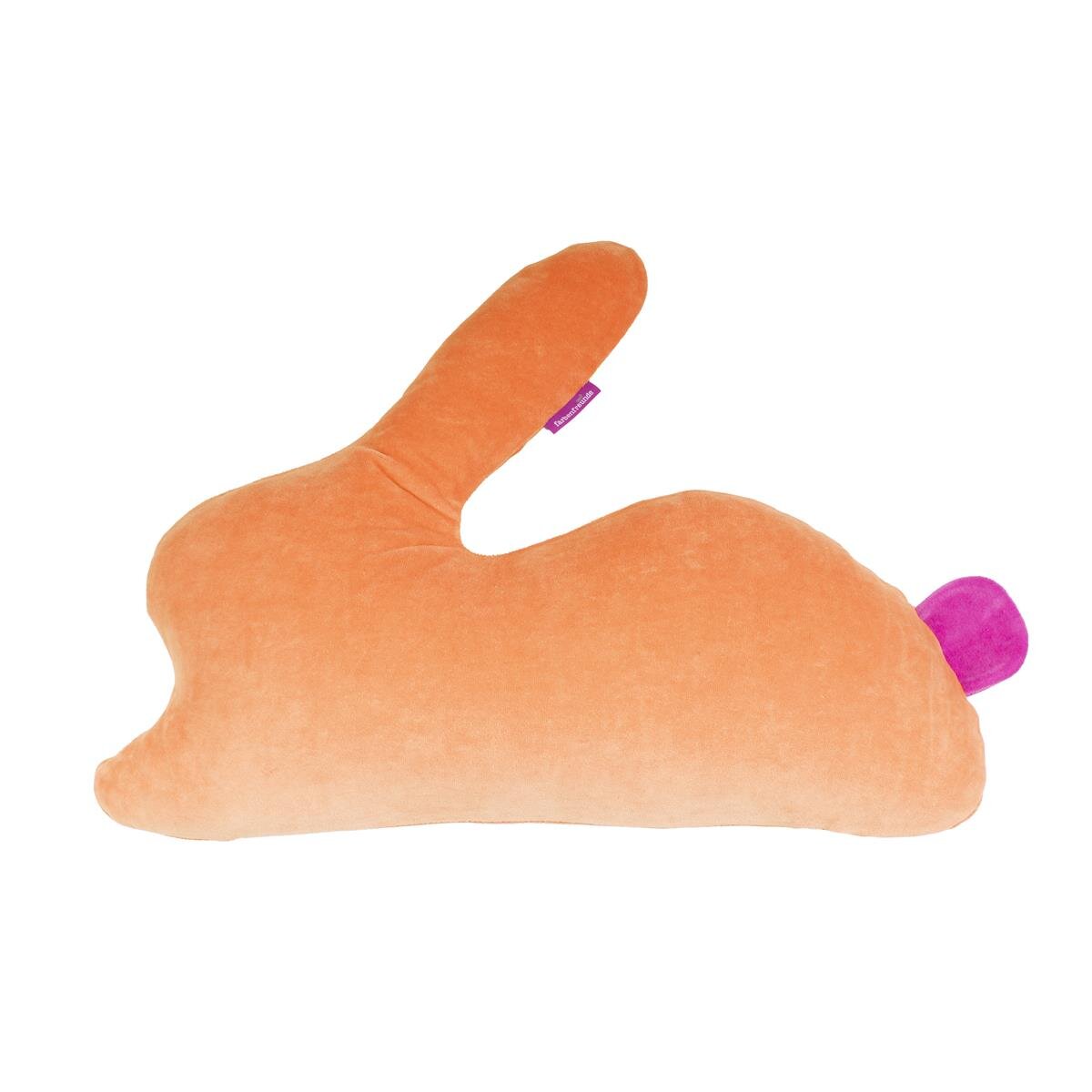 Rabbit Alarm - Nickykissen komplett softorange von farbenfreunde