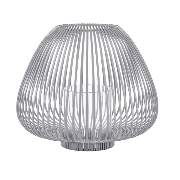 blomus Laterne -LYVA- Farbe Steel Gray Size M