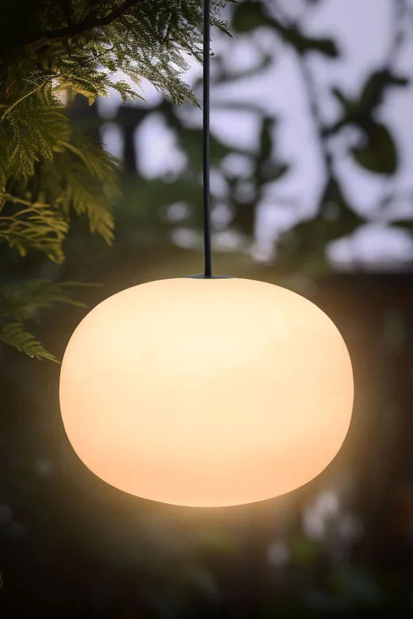 Solar Akku LED Hängeleuchte Glowing Elegance Hanging Globe 1