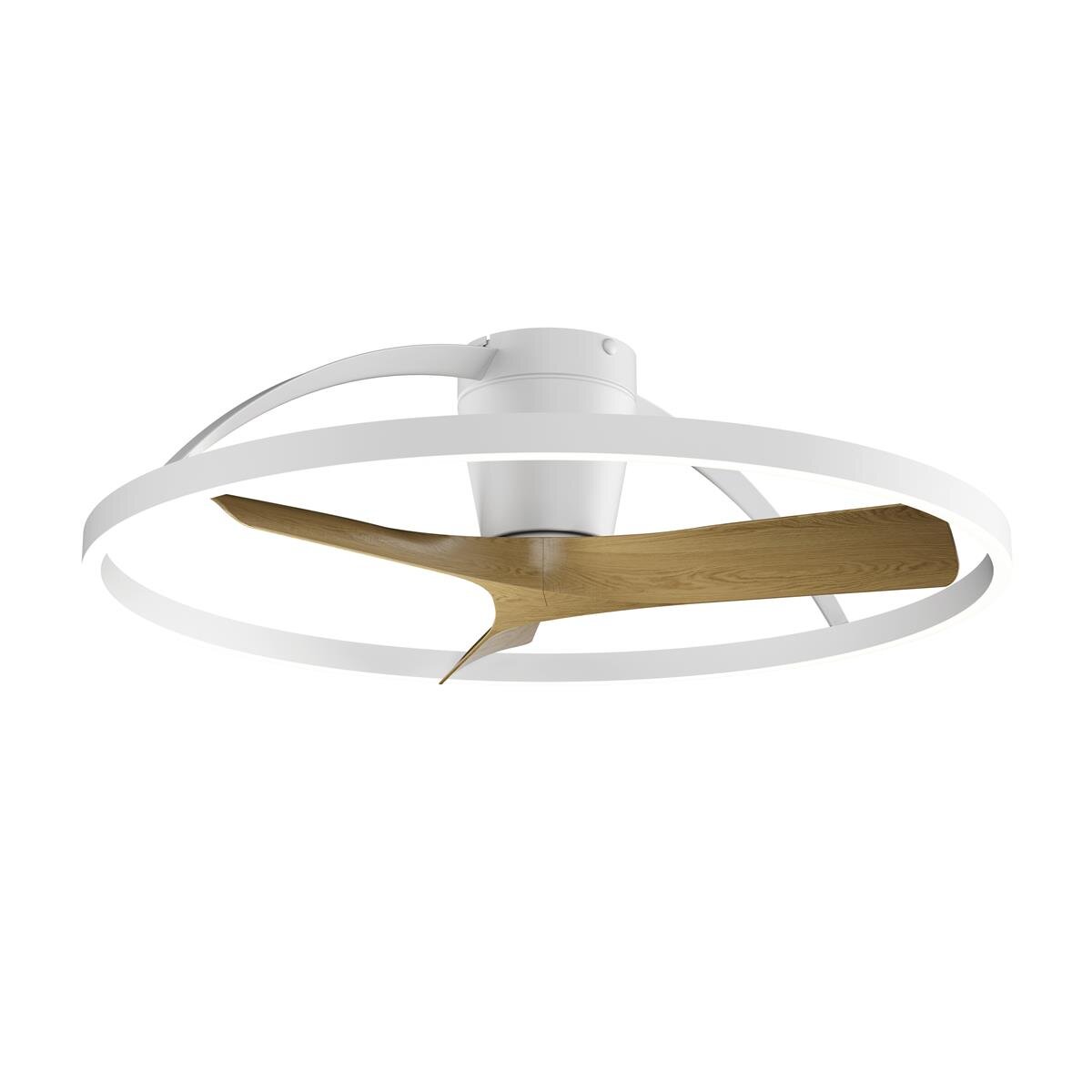 Mantra Nepal II Deckenventilator mit LED Beleuchtung weiß/holz