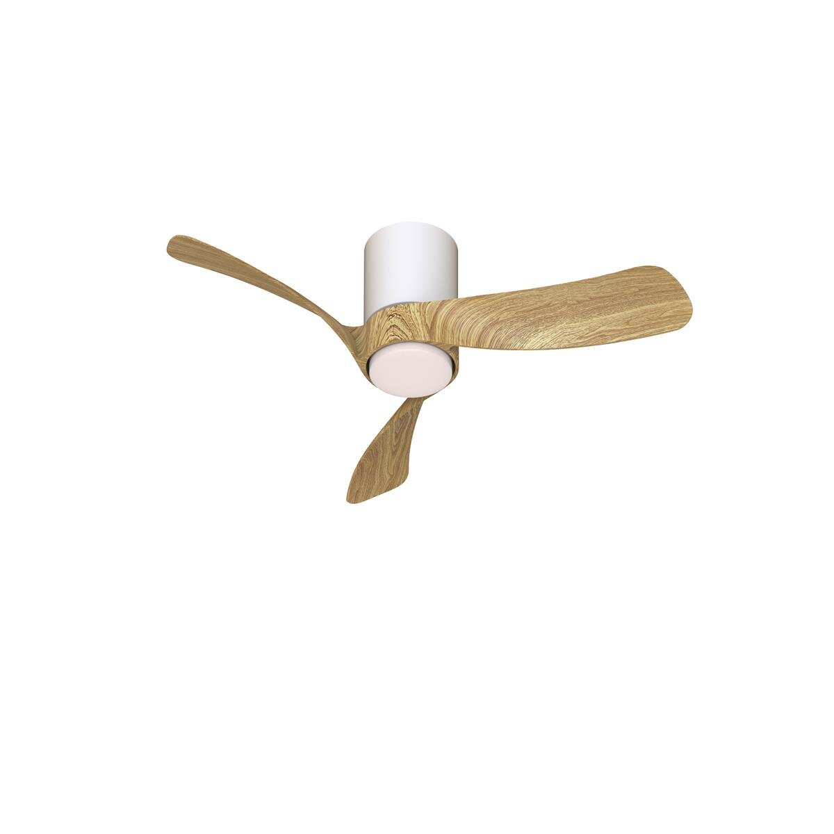 Mantra Nemo XS Deckenventilator mit LED Beleuchtung weiß/holz