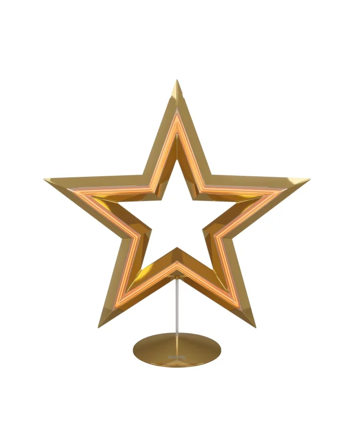Sompex Freestar Dekoleuchte Stern gold