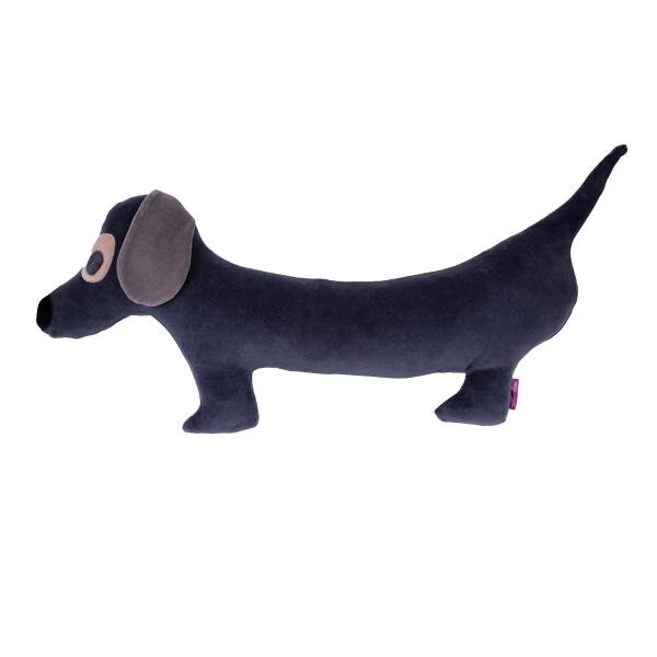 Dackel- Nickykissen komplett anthracite von farbenfreunde