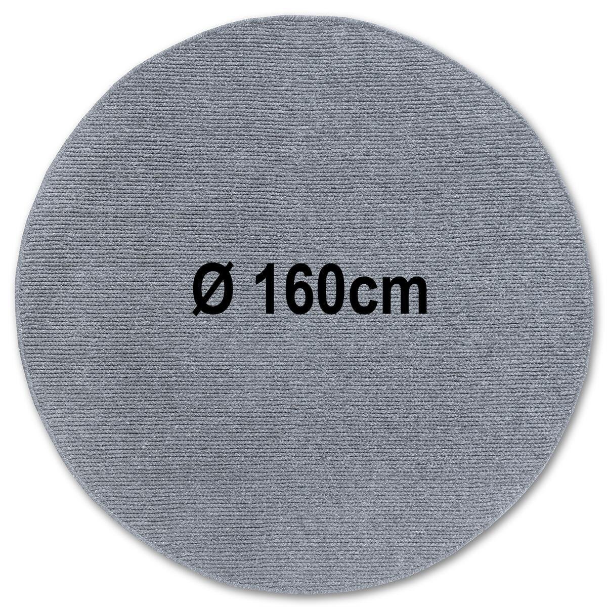 Villeroy & Boch Wollteppich Francois rund Silber Ø 160cm