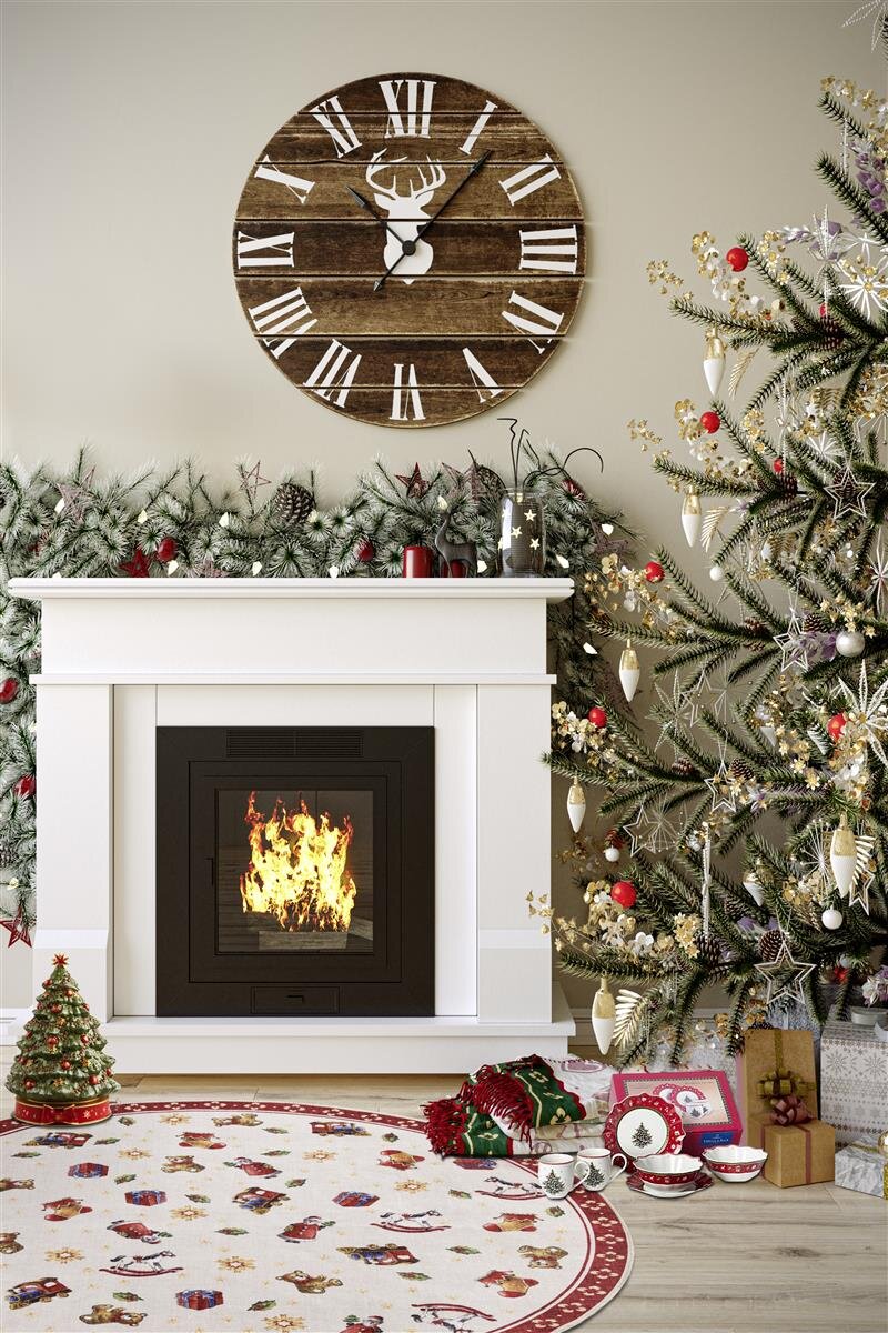 Villeroy & Boch Toy´s Delight Design Teppich Nostalgic rund Rot