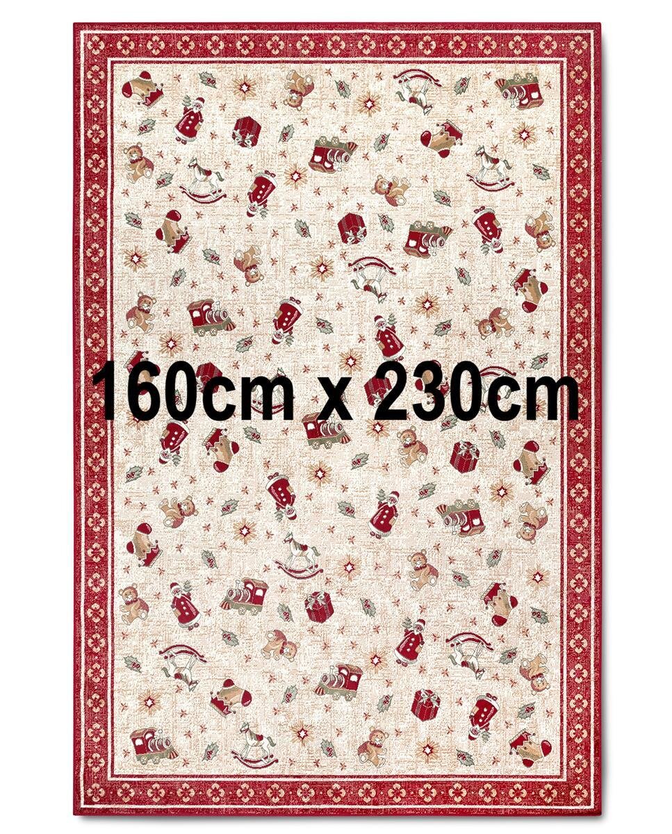 Villeroy & Boch Toy´s Delight Design Teppich Nostalgic Shine Rot 160cm x 230cm