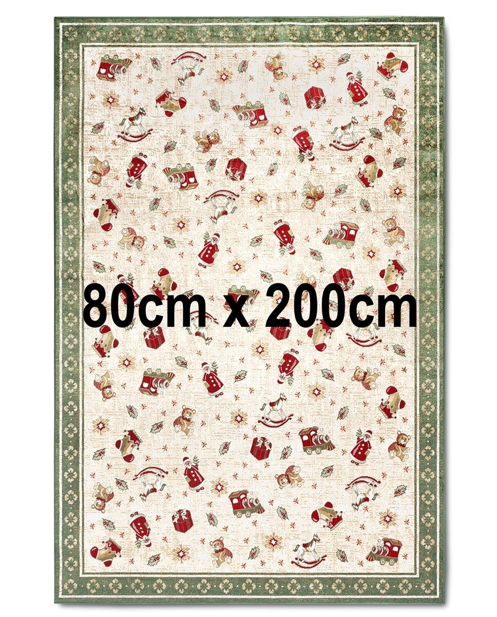 Villeroy & Boch Toy´s Delight Design Teppich Nostalgic Shine Grün 80cm x 200cm