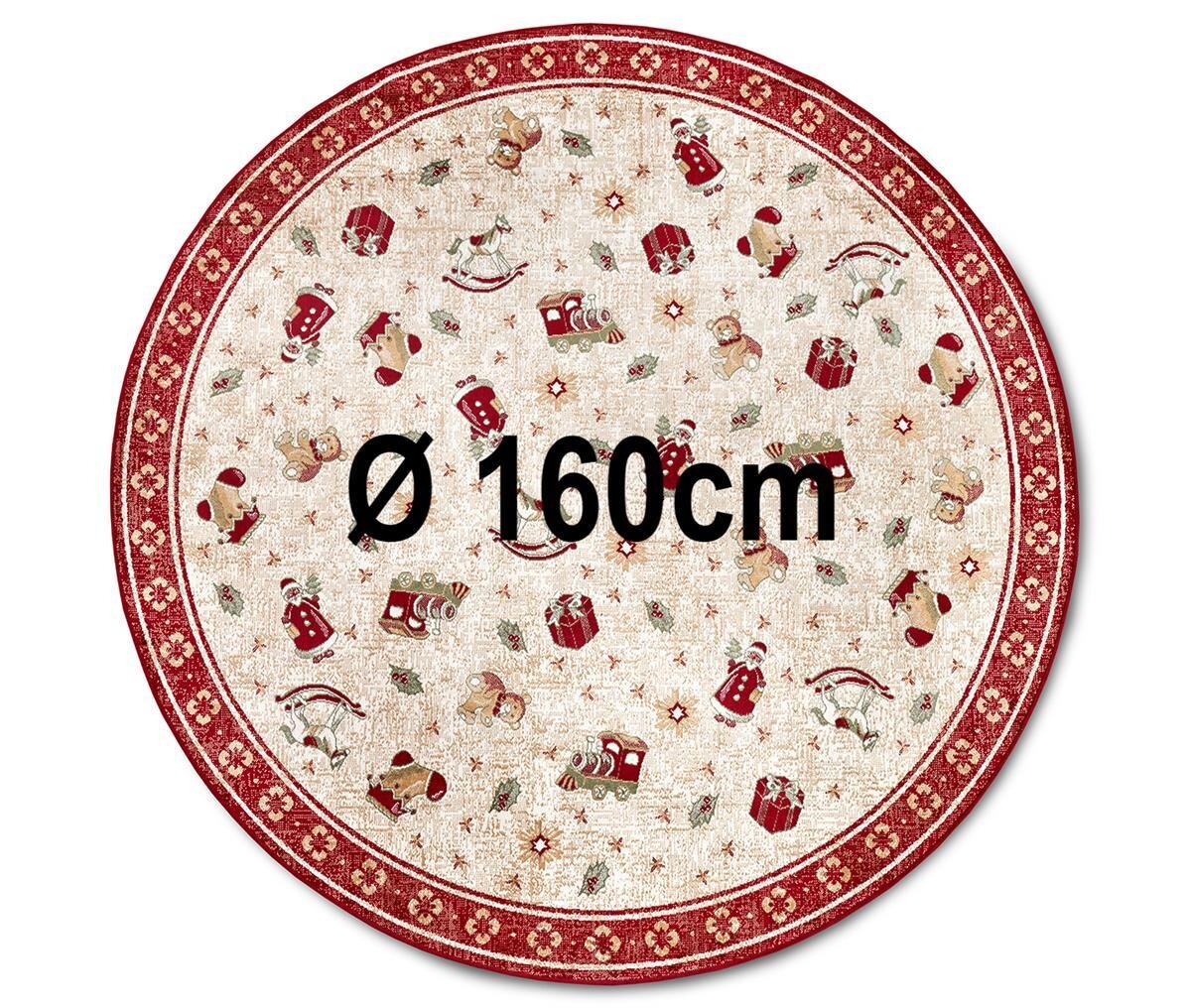 Villeroy & Boch Toy´s Delight Design Teppich Nostalgic Shine rund Rot Ø 160cm