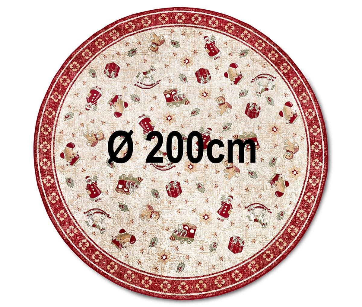 Villeroy & Boch Toy´s Delight Design Teppich Nostalgic Shine rund Rot Ø 200cm