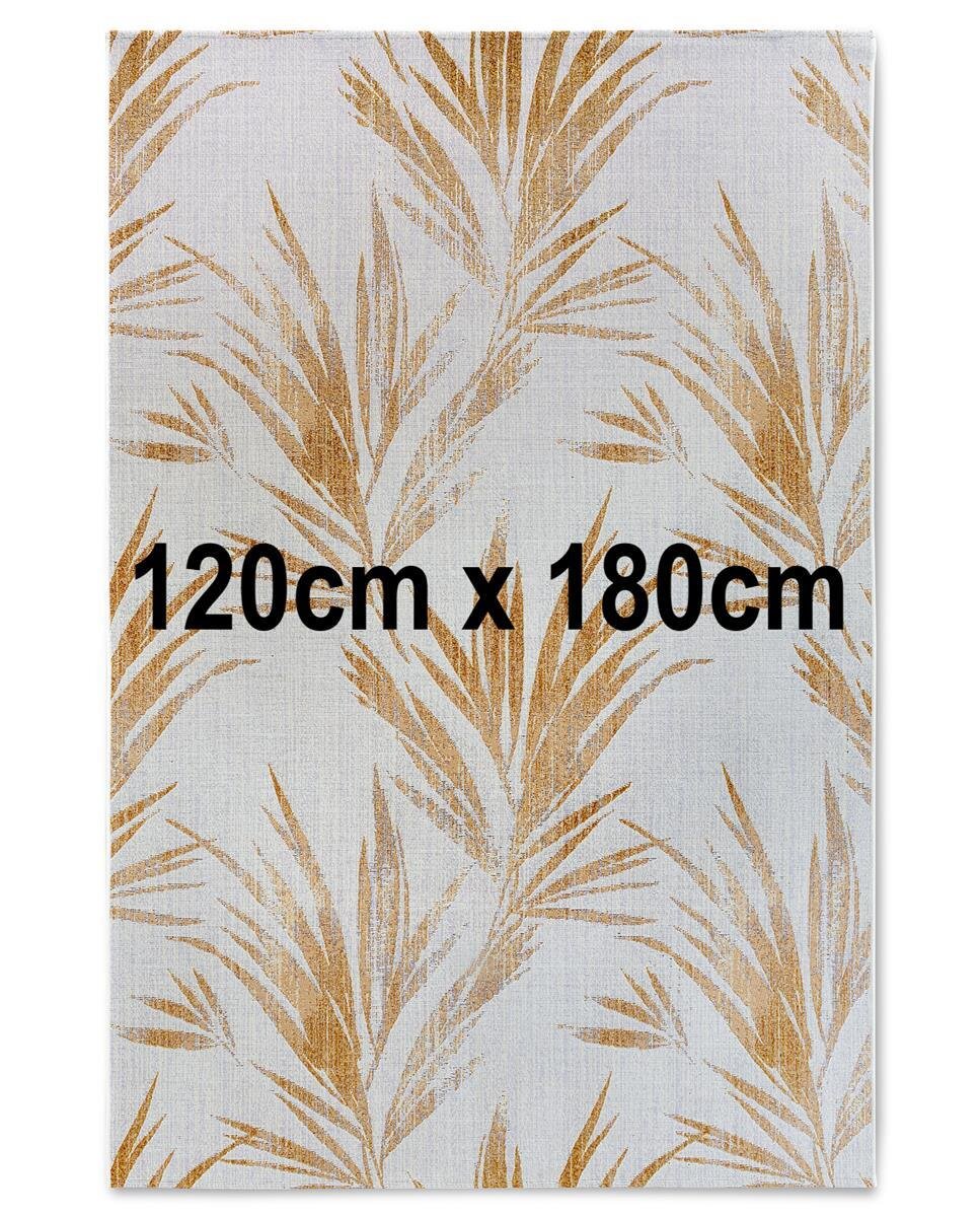 Villeroy & Boch In- & Outdoor Teppich Leonie Creme Gold 120cm x 180cm