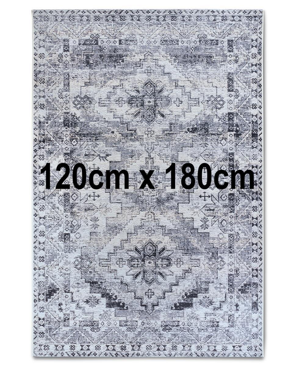 Villeroy & Boch In- & Outdoor Teppich Esther Creme Grau 120cm x 180cm