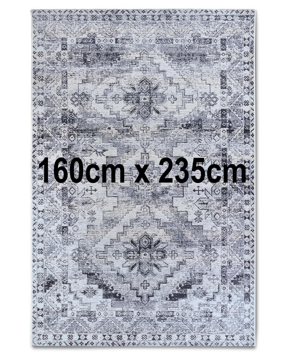 Villeroy & Boch In- & Outdoor Teppich Esther Creme Grau 160cm x 235cm