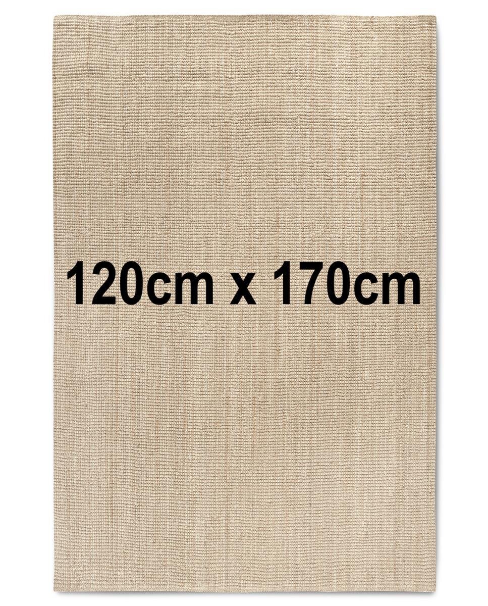 Villeroy & Boch Jute Teppich Rosalie Natur Weiß 120cm x 170cm