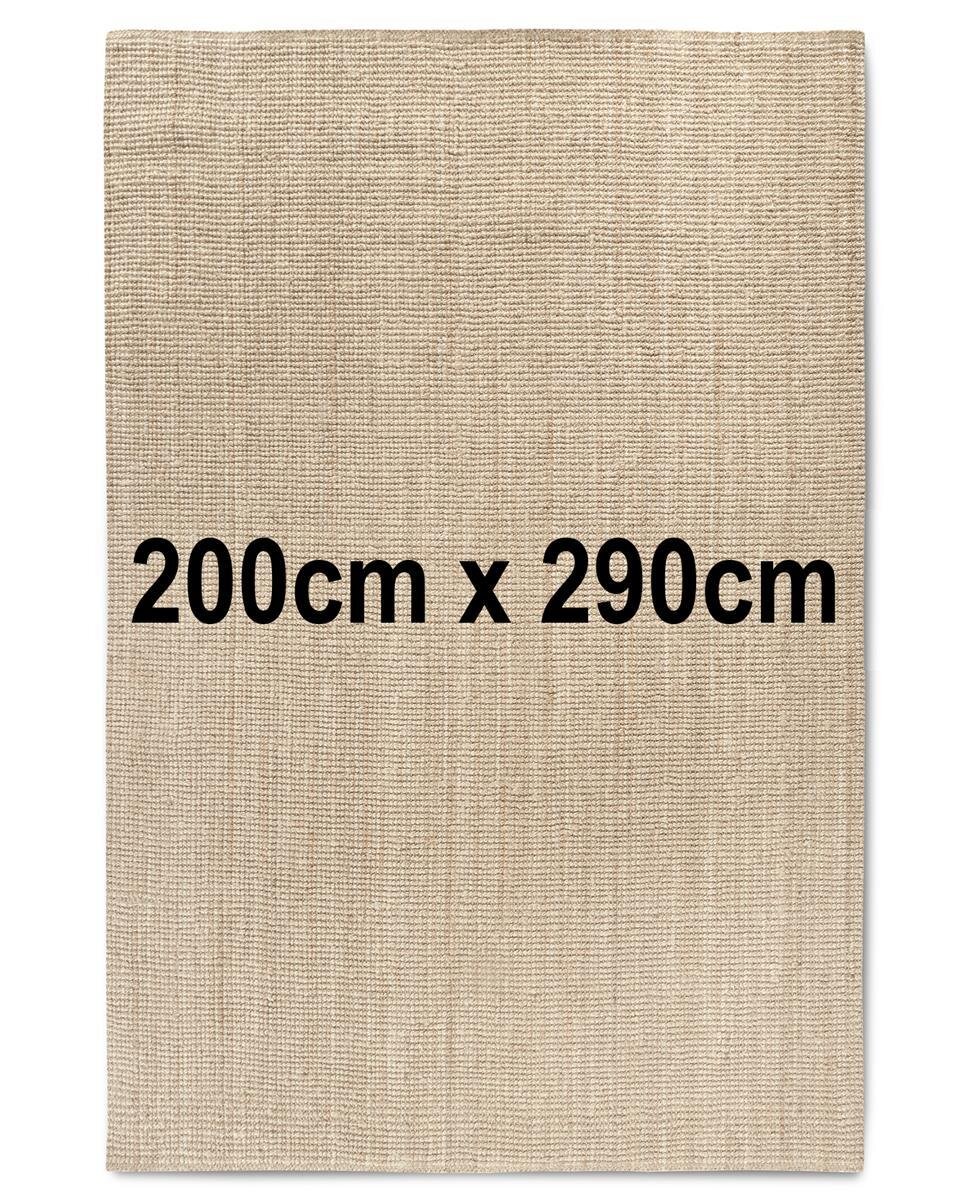 Villeroy & Boch Jute Teppich Rosalie Natur Weiß 200cm x 290cm