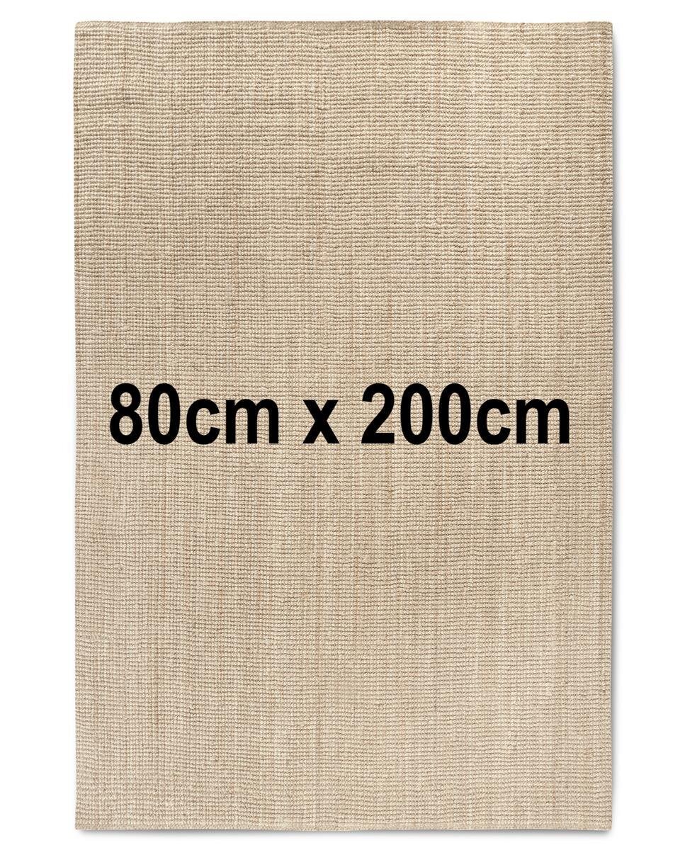 Villeroy & Boch Jute Teppich Rosalie Natur Weiß 80cm x 200cm