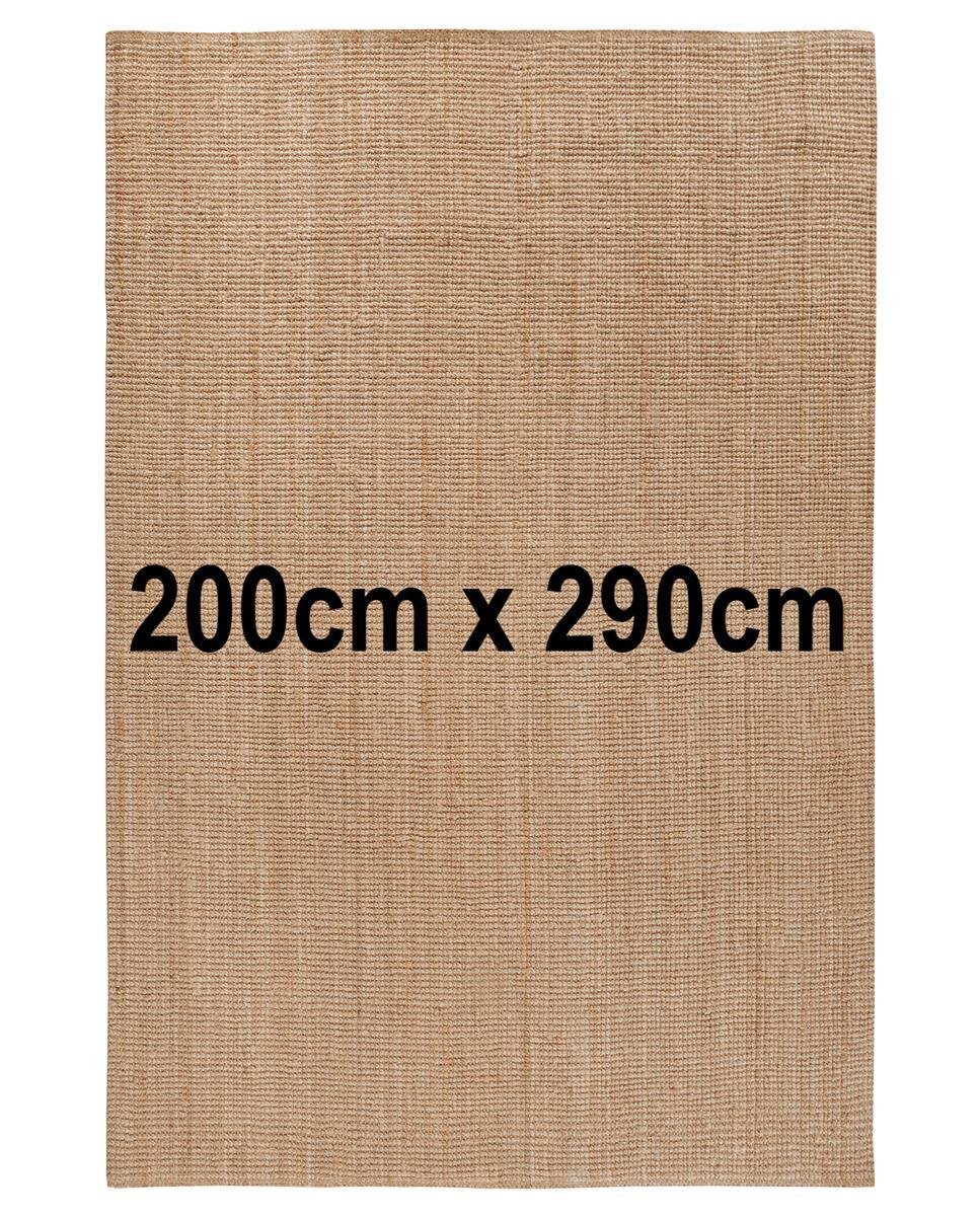Villeroy & Boch Jute Teppich Rosalie Natur Gold 200cm x 290cm