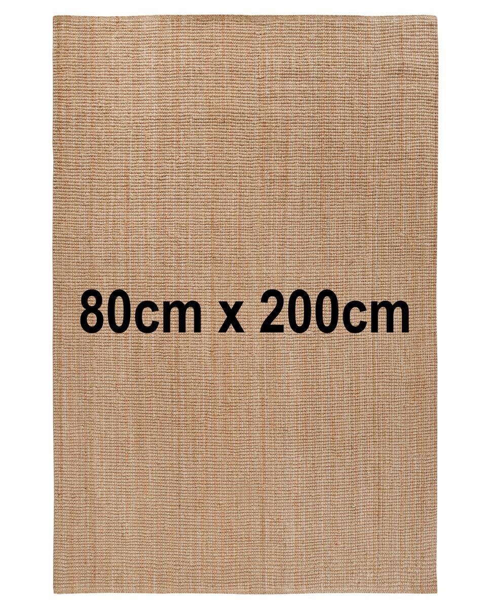 Villeroy & Boch Jute Teppich Rosalie Natur Gold 80cm x 200cm