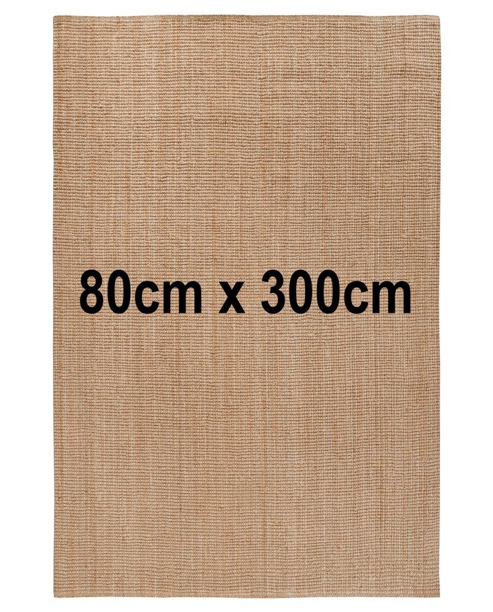 Villeroy & Boch Jute Teppich Rosalie Natur Gold 80cm x 300cm