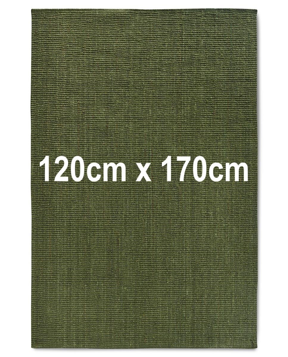 Villeroy & Boch Jute Teppich Rosalie Dschungelgrün 120cm x 170cm