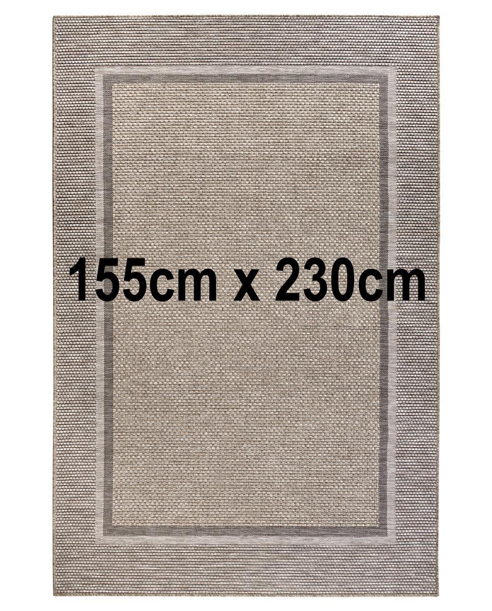 Villeroy & Boch In- & Outdoor Teppich Luitwin Natur Braun 155cm x 230cm